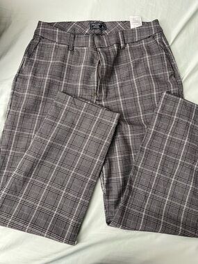 Women’s  Plaid Dress Pants - Gray
